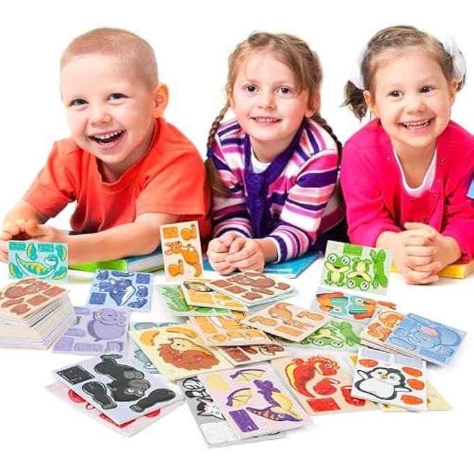 3D ANIMAL PUZZLES FOR KIDS,EDUCATIONAL JUNGLE, DINOSAUR & FARM ANIMAL PUZZLE SET  PRESCHOOL & ELEMENTARY LEARNING TOYS  CLASSROOM PRIZES, PARTY FAVORS, BIRTHDAY GIFTS 30-PACK - Image 4